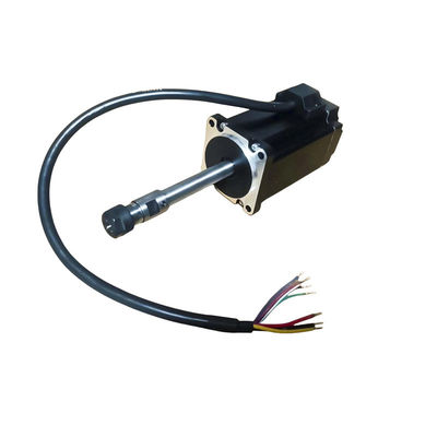 60 মিমি কাস্টম ব্রাশলেস মোটর 250W NEMA 24 BLDC মোটর 48V 11000rpm 0.22N.m CNC মেশিন খোদাই মেশিনের জন্য