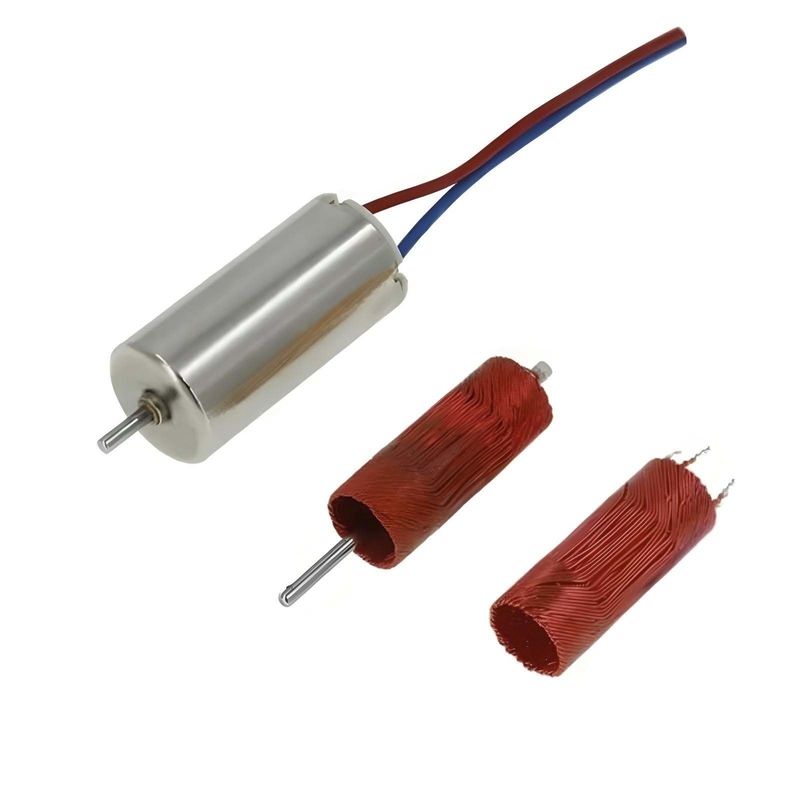 ডিসি হাই স্পিড ব্রাশযুক্ত মোটর 8mm 0.3mNm 8620rpm 2.4V স্থিতিশীল অপারেশন