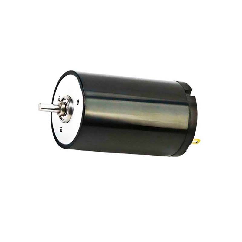 কম শব্দ 23mm ব্রাশযুক্ত ডিসি ইলেকট্রিক মোটর 27.5 ওয়াট 9860rpm 24V কাস্টম