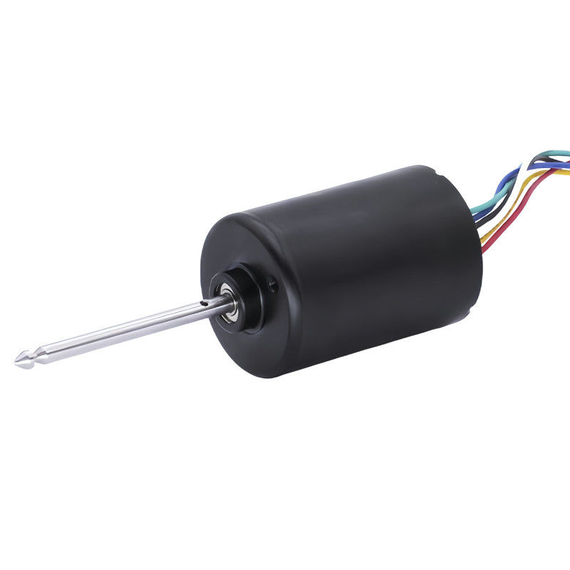 অতি নীরব 36mm BLDC মোটর 12V 24V 5200 RPM রোবোটিক্স EV সিস্টেমের জন্য কমপ্যাক্ট টেকসই